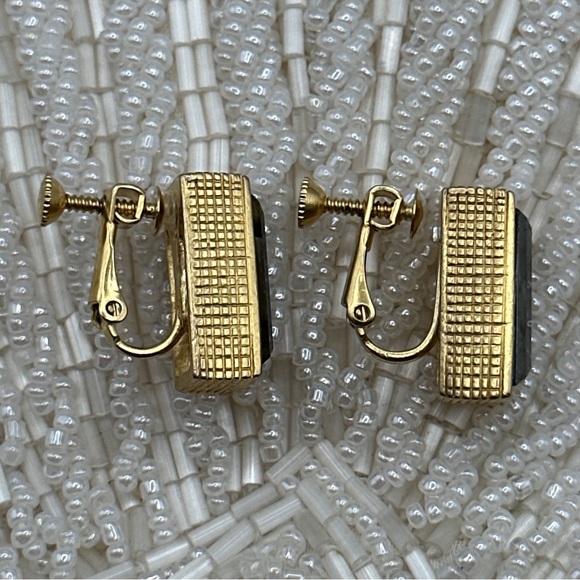 Rare vintage Givenchy earrings clip on #93 - Picture 2 of 8